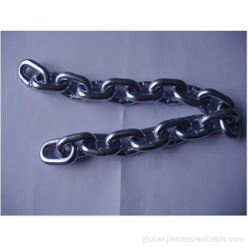Welded Link Chains Iron Q235 Galvanized Medium Welded Link Chains Factory
